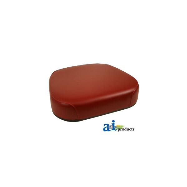 Bottom Cushion, Steel, CRANBERRY VINYL 18" x19" x4"